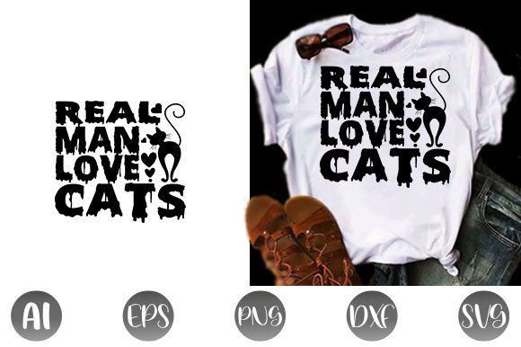 Review: Cat Quote Design, Real Man Love Cats