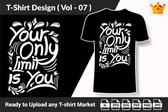 Reviewing Motivational T Shirt Design Quote V07 for Embroidery