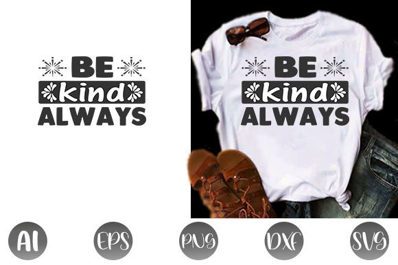 Reviewing the Be Kind Always Embroidery Design