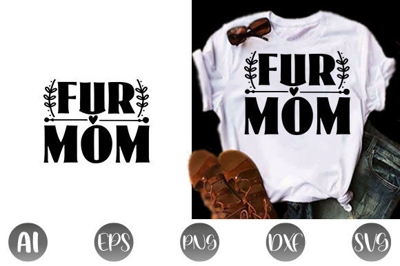 Reviewing the Cat Quote Design, FUR MOM for Embroidery
