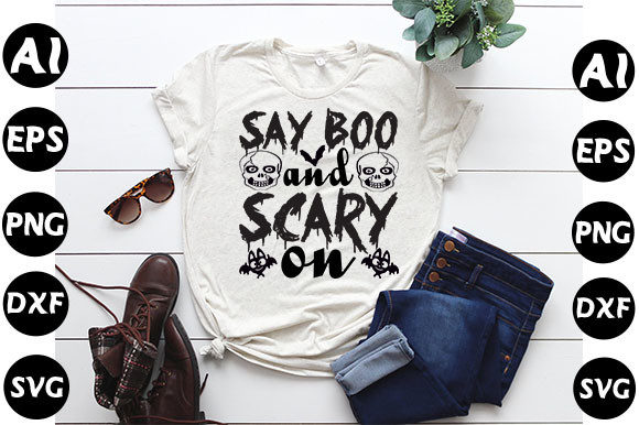 Reviewing the Halloween Quote Design: Say Boo and Scar