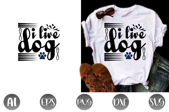 Reviewing the I Live Dog Quote for Embroidery